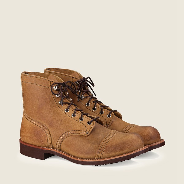 Red Wing Heritage Boots Iron Ranger - 6-Inch Muleskinner Læder - Khaki - Herre 3054-IVYNZ